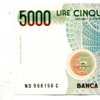 Repubblica: 5.000 lire 1996 "V. Bellini" (Gigante#BI69D)
