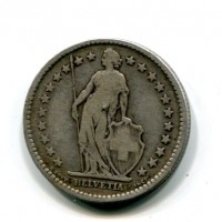 Svizzera, Confederazione: 2 franchi 1879