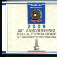 Italia 2008: serie annuale PROOF, 9 pezzi  (5 euro in argento)