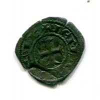 Napoli, Carlo II d'Angiò (1285-1309): denaro gherardino (M.I.R#26), gr.0,47