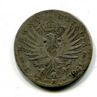 Vittorio Emanuele III (1900-1943): 1 lira 1901 "Aquila Sabauda" (Gigante#127)