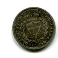 Carlo Felice (1821-1831): 50 centesimi 1830-T (Gigante#98)