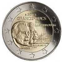 Lussemburgo 2012: 2 euro commemorativi "100° anniversario morte di Guglielmo IV"