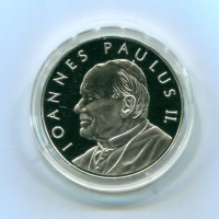 Malta, S.O.O.M: 10 lire 2005 Giovanni Paolo II "Joannes Paulus II