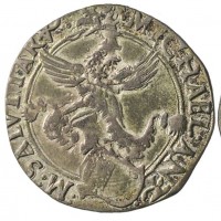 Carmagnola, Michele Antonio di Saluzzo (1504-1528): cornuto (MIR#146; Biaggi#863), grammi 4.56. Ex Nomisma, 42, lotto 188