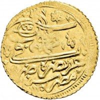 Turchia, Ahmed III (1703-1730): ashrafi 1703 (Friedberg#26), grammi 3.51