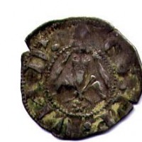 Roma, Gregorio XI (1370-1378): bolognino romano (Muntoni#1/11)