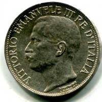 Vittorio Emanuele III (1900-1943): 2 lire 1911 "Cinquantenario" (Gigante#100)
