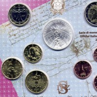 Italia 2007: serie annuale, 9 pezzi (5 euro argento)