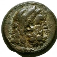 Regno Tolemaico, Tolomeo V Epiphanes (204-180 a.C.): diobolo AE23, zecca di Alexandria (Svoronos#1494; Sng COP#339-43), grammi 11.49