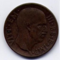 Vittorio Emanuele III (1900-1943): 5 cent. 1937 "Impero" (Gigante#285)