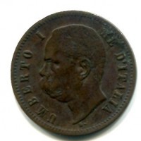 Umberto I (1878-1900): 2 cent.1898 (Gigante#56)