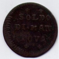 Mantova, Carlo VI (1707-1740): soldo 1731 (MIR#756)