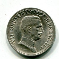 Vittorio Emanuele III (1900-1943): 2 lire 1914 "Quadriga Briosa" (Gigante#101)