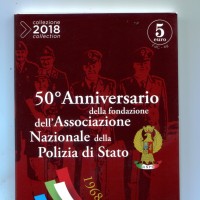 Italia 2018: 5 euro "50° Anniversario Fondazione Associazione Polizia di Stato"