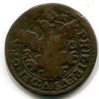 Palermo, Filippo V (1701-1713): grano 1701 (MIR,123#506)