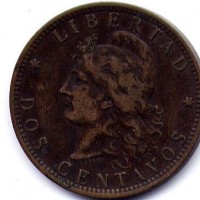 Argentina: 2 centavos 1894 (KM#33)