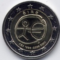 Irlanda 2009: 2 euro commemorativi "E.M.U."