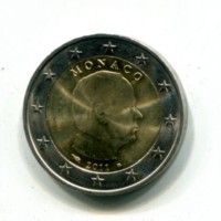 Monaco 2011: 2 euro "Principe Alberto"