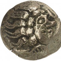 Celti, Armorica, Namnetes (prima metà del I sec a.C.): statere "à l'hippophore" (D.T.#2202; Gouet/Petit#62), grammi 6.67, mm 22.5. Ex CGB, vso IV, 609