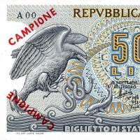 Repubblica: 500 lire "ARETUSA" 1966 -CAMPIONE- (Gigante#BS25)