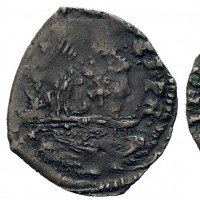 Piombino, Nicolò Ludovisi (1634-1665): quattrino (MIR#370/3), grammi 0,54