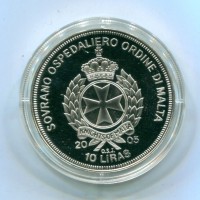 Malta, S.O.O.M: 10 lire 2005 Giovanni Paolo II "Roma Aeterna"