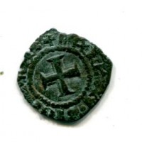 Napoli, Carlo II d'Angiò (1285-1309): denaro gherardino (M.I.R#26), gr.0,45