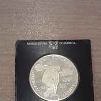 USA: 1 dollaro 1983-S "Los Angeles-XXIII Olimpiadi" nella confezione ufficiale