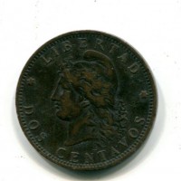 Argentina: 2 centavos 1885 (KM#33)