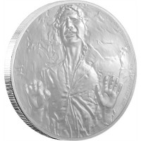Niue, Elisabetta II (1952-2022): 2 dollari 2016 "Star Wars- Han Solo" in confezione originale. Richiestissima e gia esaurita. Oncia in argento
