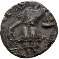 Tribu Unne, Alchon, dopo Toramana II (570-855 d.C.): statere (Mitchiner non-Islam#158), grammi 6.90