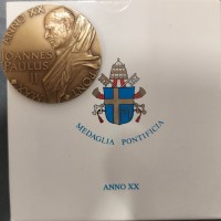 Giovanni paolo II (1978-2005): medaglia annuale 1998-XX, opus: Otmar Oliva, mm 44