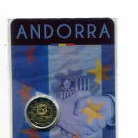 Andorra 2015: 2 euro "Accordo Doganale UE", nella coincard ufficiale
