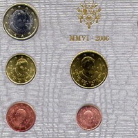 Vaticano 2006: serie euro 8 pezzi in confezione originale zecca