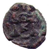 Giustino II (565-578 d.C.): mezzo follis, zecca di Cartagine (Sear#396)