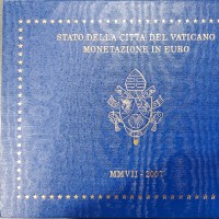 Vaticano 2007: serie euro 8 pezzi in confezione originale zecca