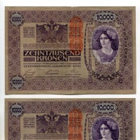 Austria: 10000 corone 1919 su 02/11/1918 (Pick#64)