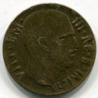 Vittorio Emanuele III (1900-1943): 5 cent. 1943 "Impero" (Gigante#292)