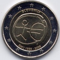 Slovenia 2009: 2 euro commemorativi "E.M.U."