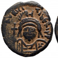 Maurizio Tiberio (582-602 d.C.): follis, zecca di Cizico, anno 9°(Sear#518), grammi 8.76