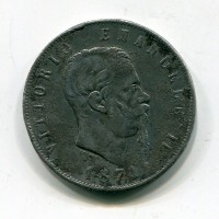 Falso d'epoca, Vittorio Emanuele II (1861-1878): 5 lire 1871-Mi