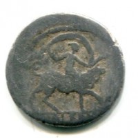 Valeria, L. Valerius Acisculus (45 a.C.): denario (Crawford#474/1a)
