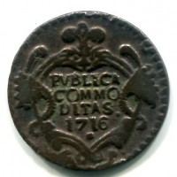 Palermo, Vittorio Amedeo II (1713-1718): 1 grano 1716 CP zecca di Palermo (MIR#90)
