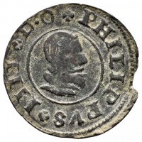 Spagna, Filippo IV (1621-1665): 16 maravedis 1662, zecca di Madrid (Calicò#1395)