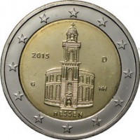 Germania 2015: 2 euro commemorativi "Hessen"