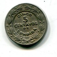 Honduras: 5 centavos 1956 (KM#72.1)