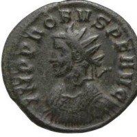 Probo (276-282 d.C.): antoniniano "SALVS AVG VII, in esergo XXI", zecca di Siscia (RIC#748), grammi 3.31. Nell'asta Naumann un esemplare in BB ha realizzato 180 euro + dirittti