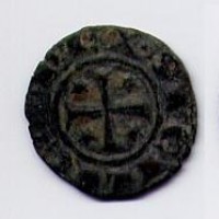 Brindisi, Manfredi (1258-1266): denaro (Guglielmi#276)