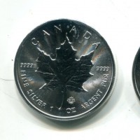 Canada, Elisabetta II (1952-2022): 5 dollari 2014 "Maple Leaf" -oncia-
